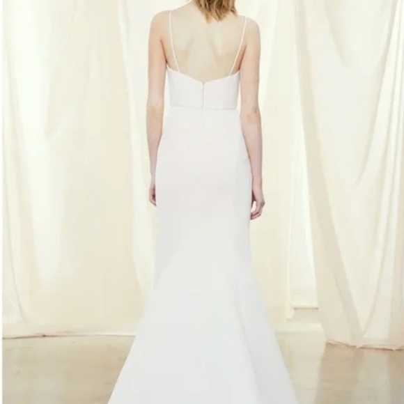 Amsale White Maxi Dress - Picture 2 of 5